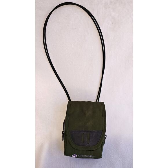 Pacsafe "Smart Travel Gear" Green Small Travel Bag PB006 (metrosafe 50) w/ Strap - Picture 2 of 13